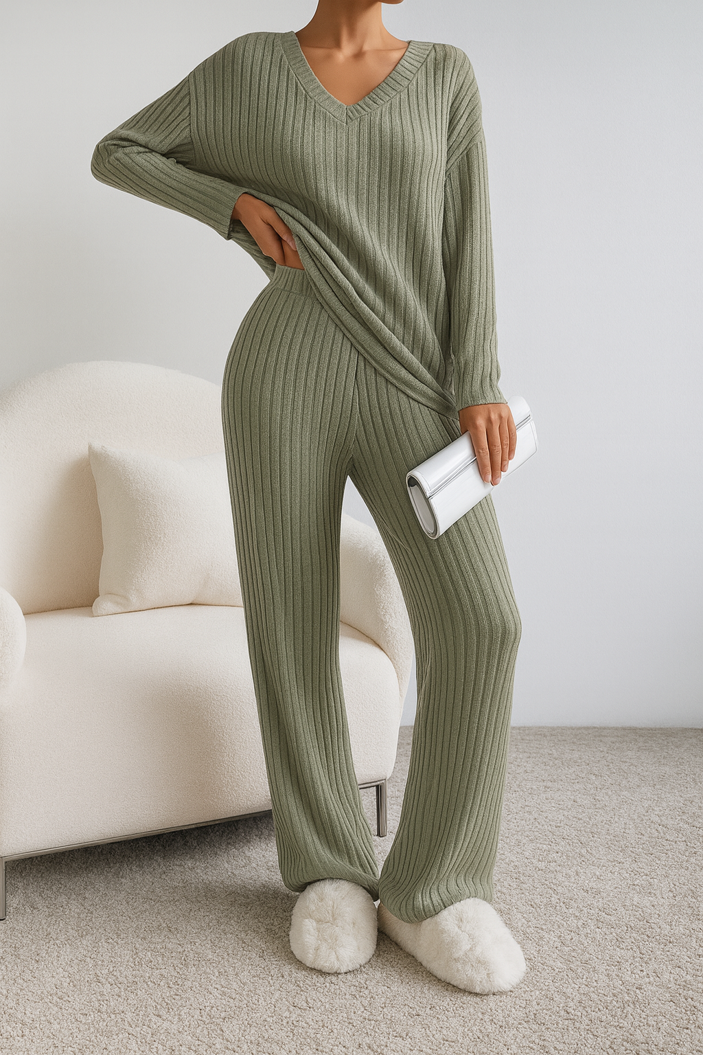 Pyjama Ensemble Tricoté Cosy Votre Nouveau Rituel du Soir