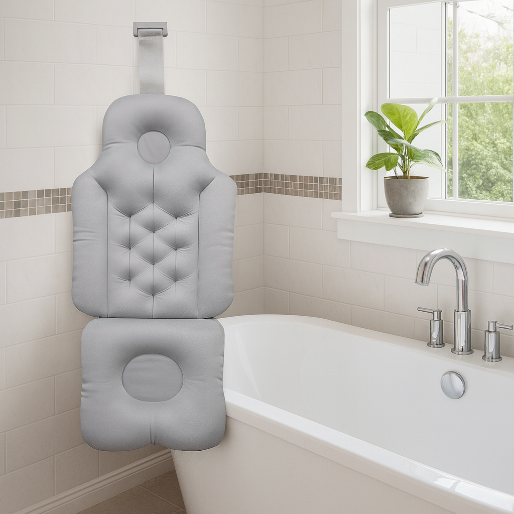 Oreiller de Bain Ergonomique Confort Absolu & Relaxation