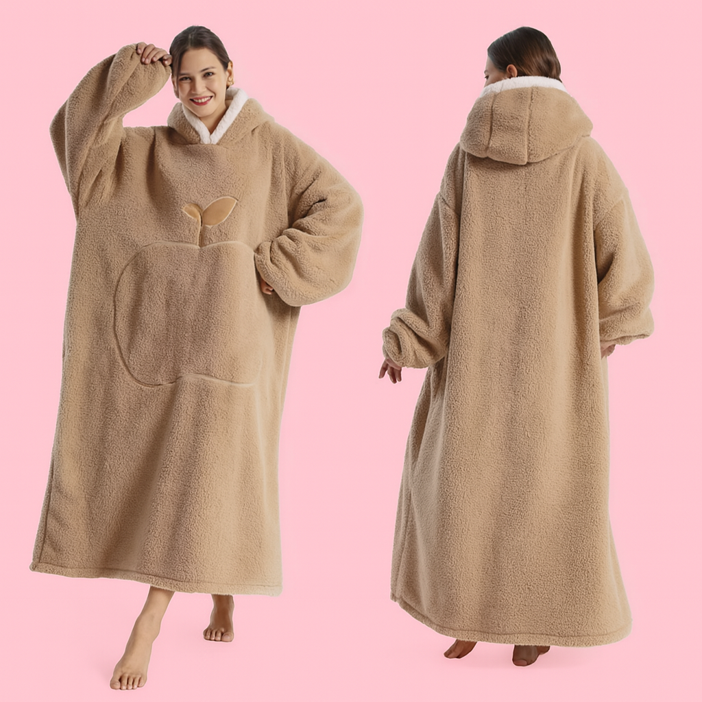 Pyjama Plaid à Capuche Ultra Cosy L’Essentiel de Ton Rituel Cocooning