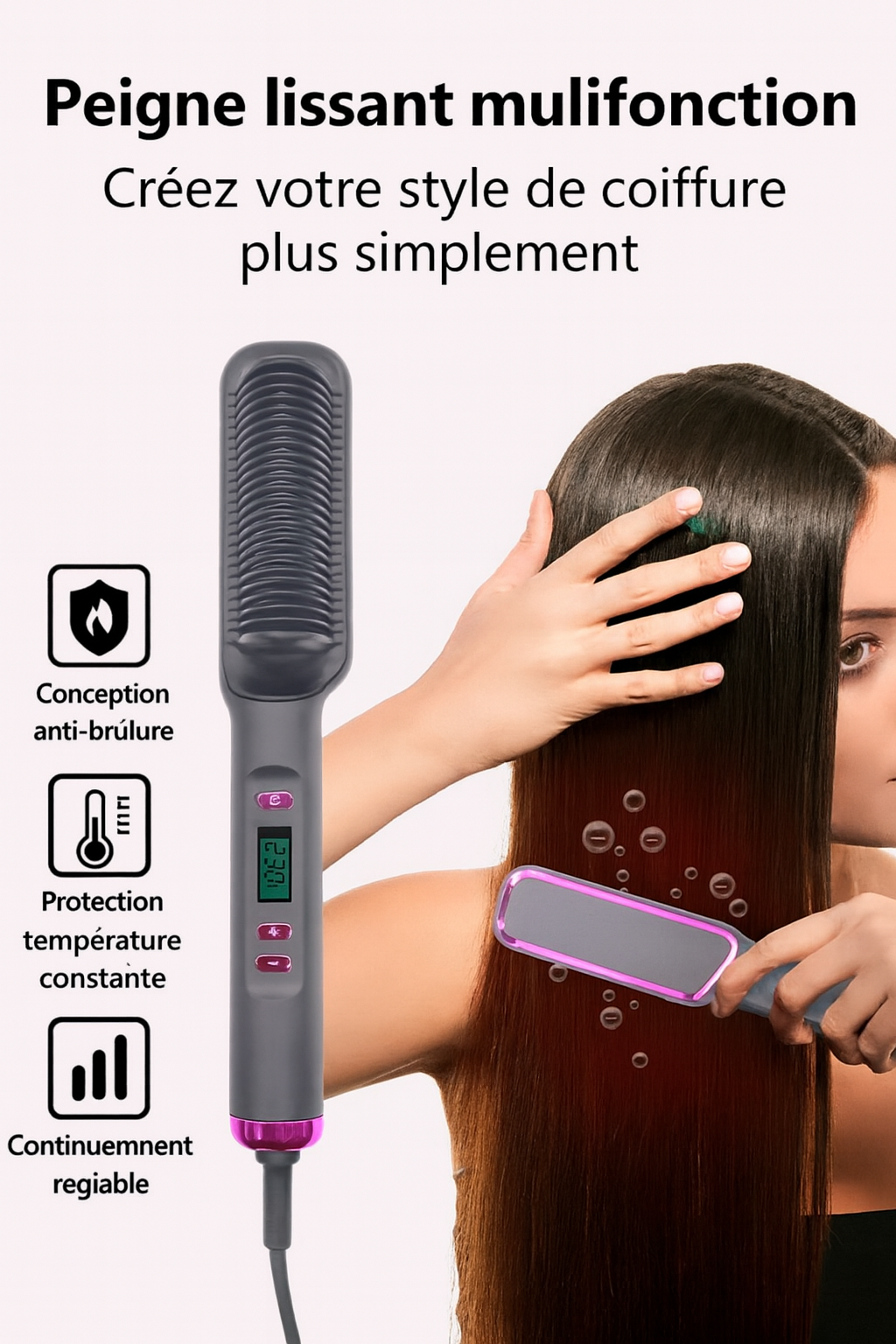 Brosse Lissante Dominez Votre Volume en 2 Minutes