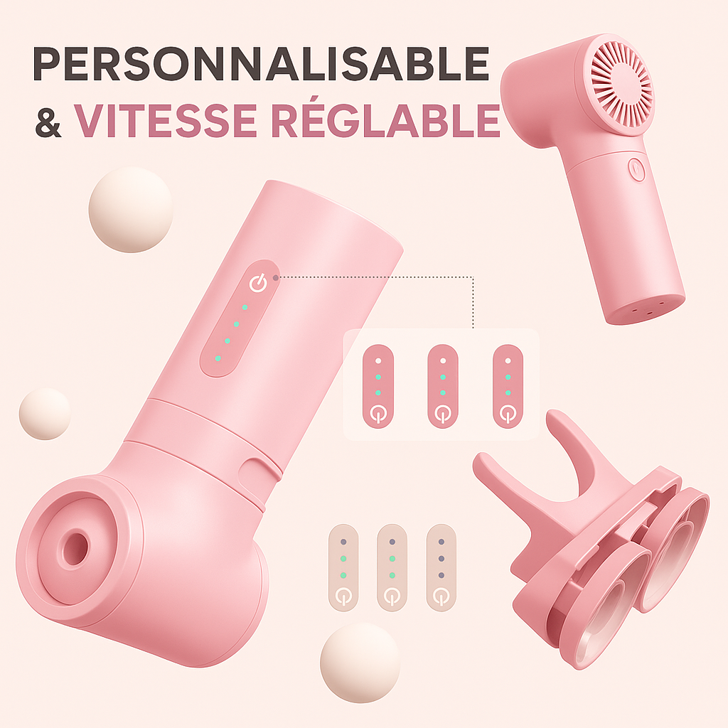 Machine à Mousse Spa Automatique pour Baignoire Générateur de Bulles Rechargeable IP67