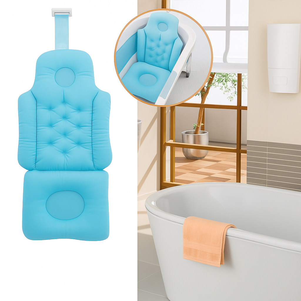 Oreiller de Bain Ergonomique Confort Absolu & Relaxation