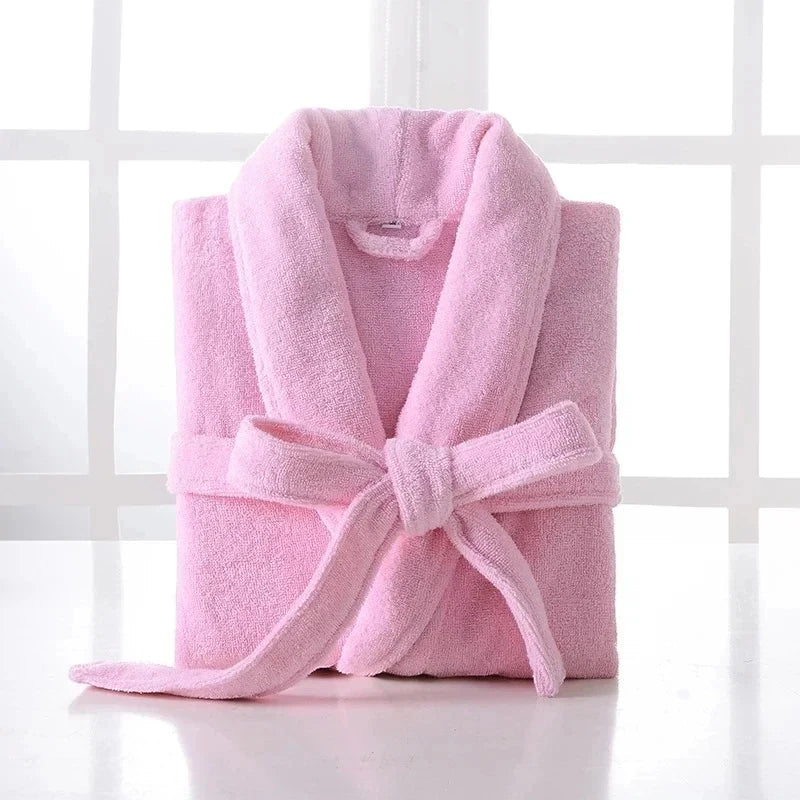 Peignoir de Bain pour Femme Extra Moelleux Collection LUXE 100% Coton 500 g/m²