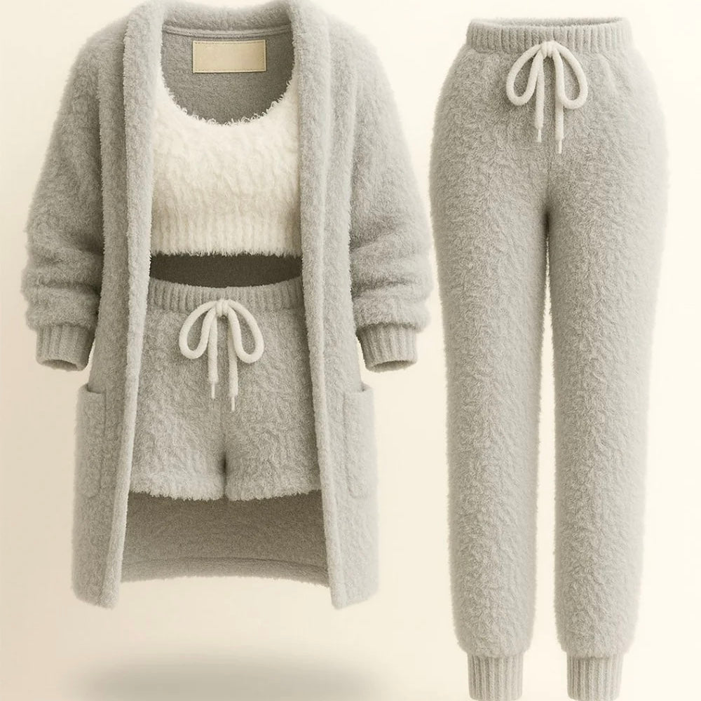 Ensemble Pyjama Femme 4 pièces Douceur & Confort au Quotidien