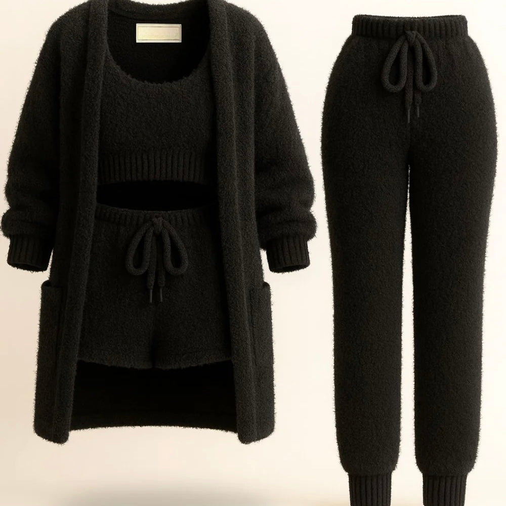 Ensemble Pyjama Femme 4 pièces Douceur & Confort au Quotidien