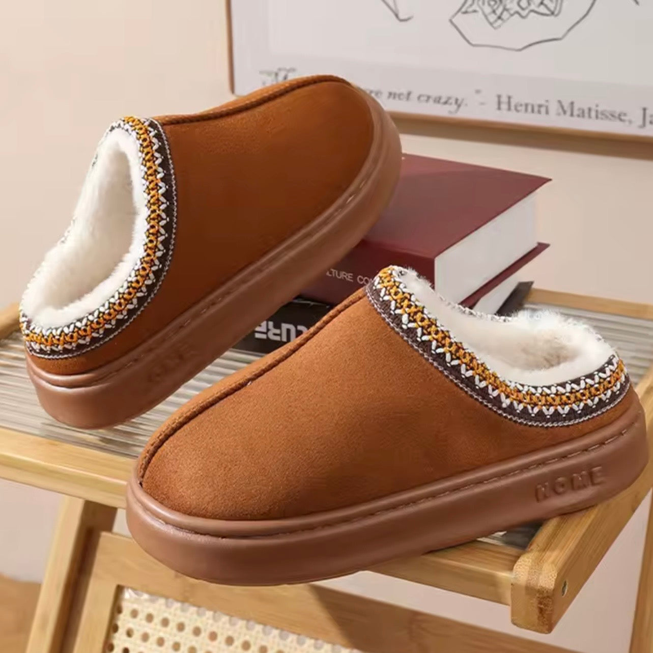 Pantoufles Cocooning Douceur d’Hiver