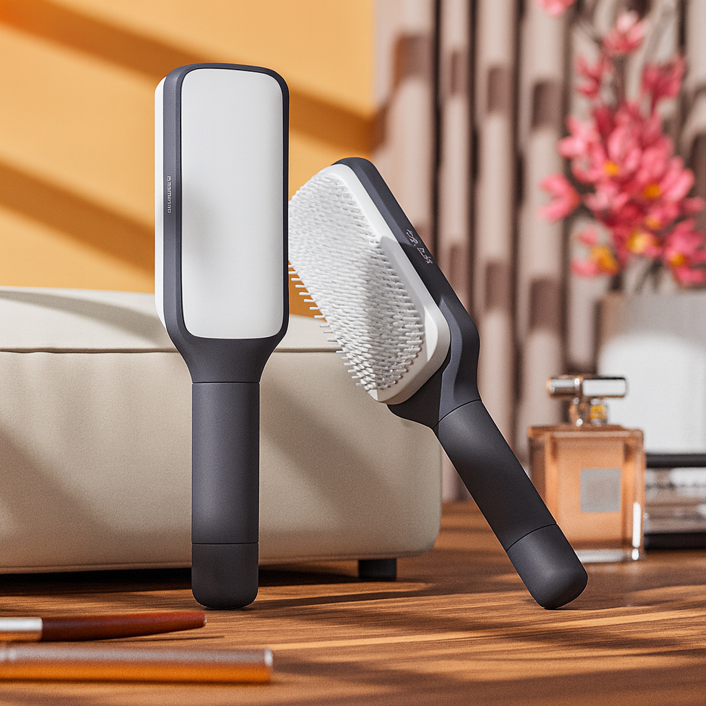 BROSSE À CHEVEUX ROTATIVE AUTONETTOYANTE