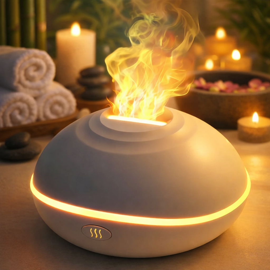 Diffuseur & humidificateur ultrasonique d’huiles essentielles