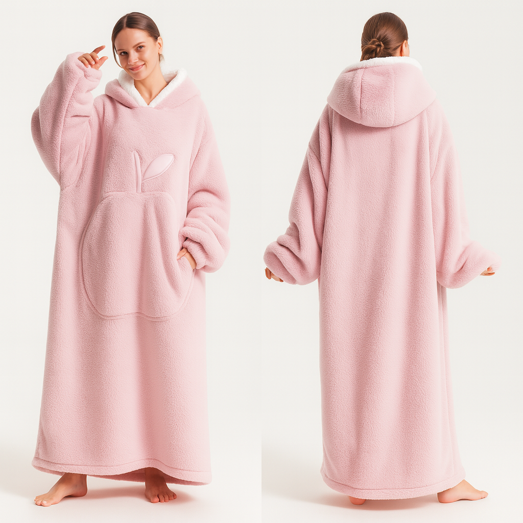 Pyjama Plaid à Capuche Ultra Cosy L’Essentiel de Ton Rituel Cocooning