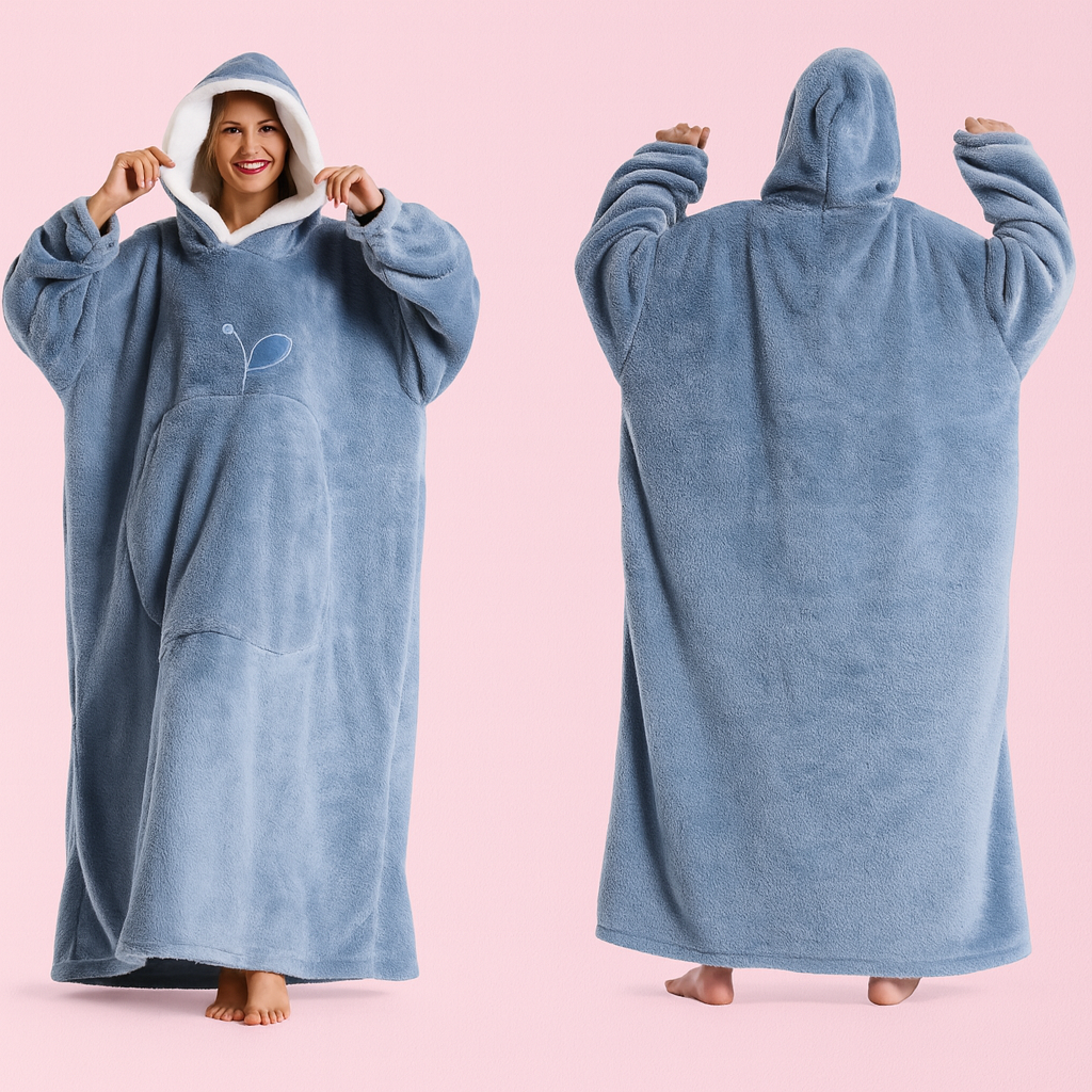 Pyjama Plaid à Capuche Ultra Cosy L’Essentiel de Ton Rituel Cocooning