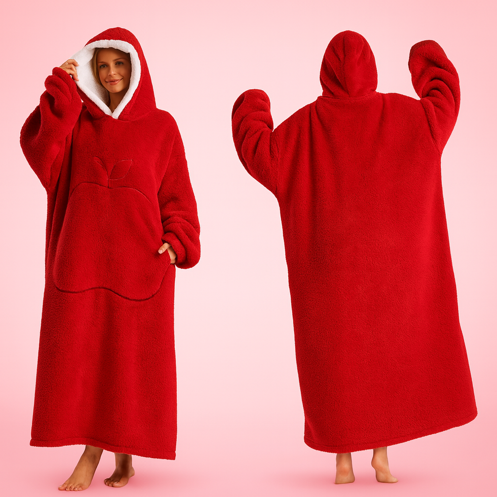 Pyjama Plaid à Capuche Ultra Cosy L’Essentiel de Ton Rituel Cocooning