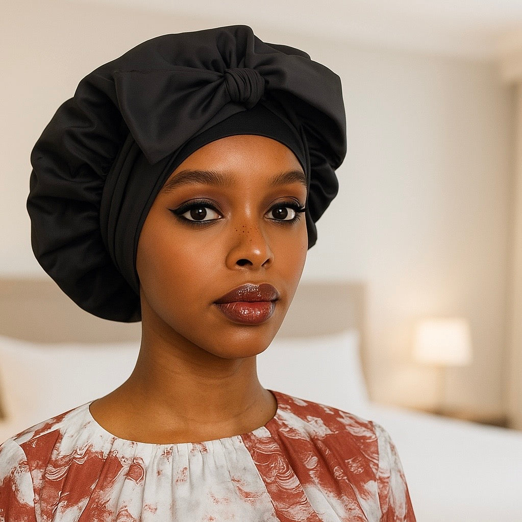 Le Bonnet en Satin Votre Rituel Douceur du Soir