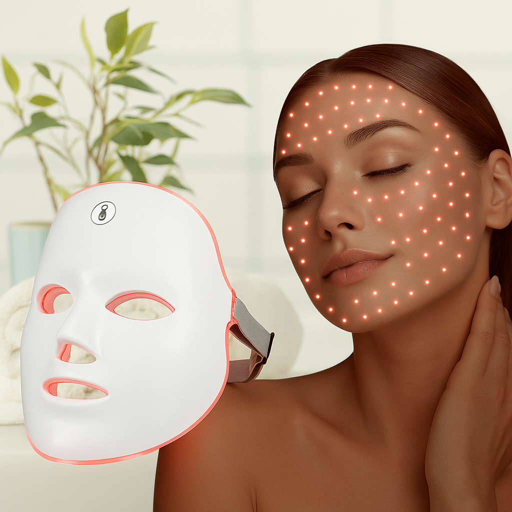 Masque Facial LED Le rituel beauté qui transforme vos soirées