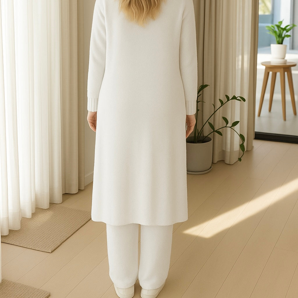 Pyjama hiver chaud et doux ensemble 3 pièces