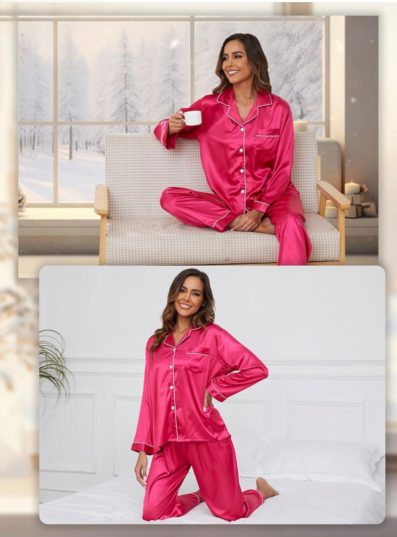 Pyjama Satin – Élégance & Douceur au Féminin
