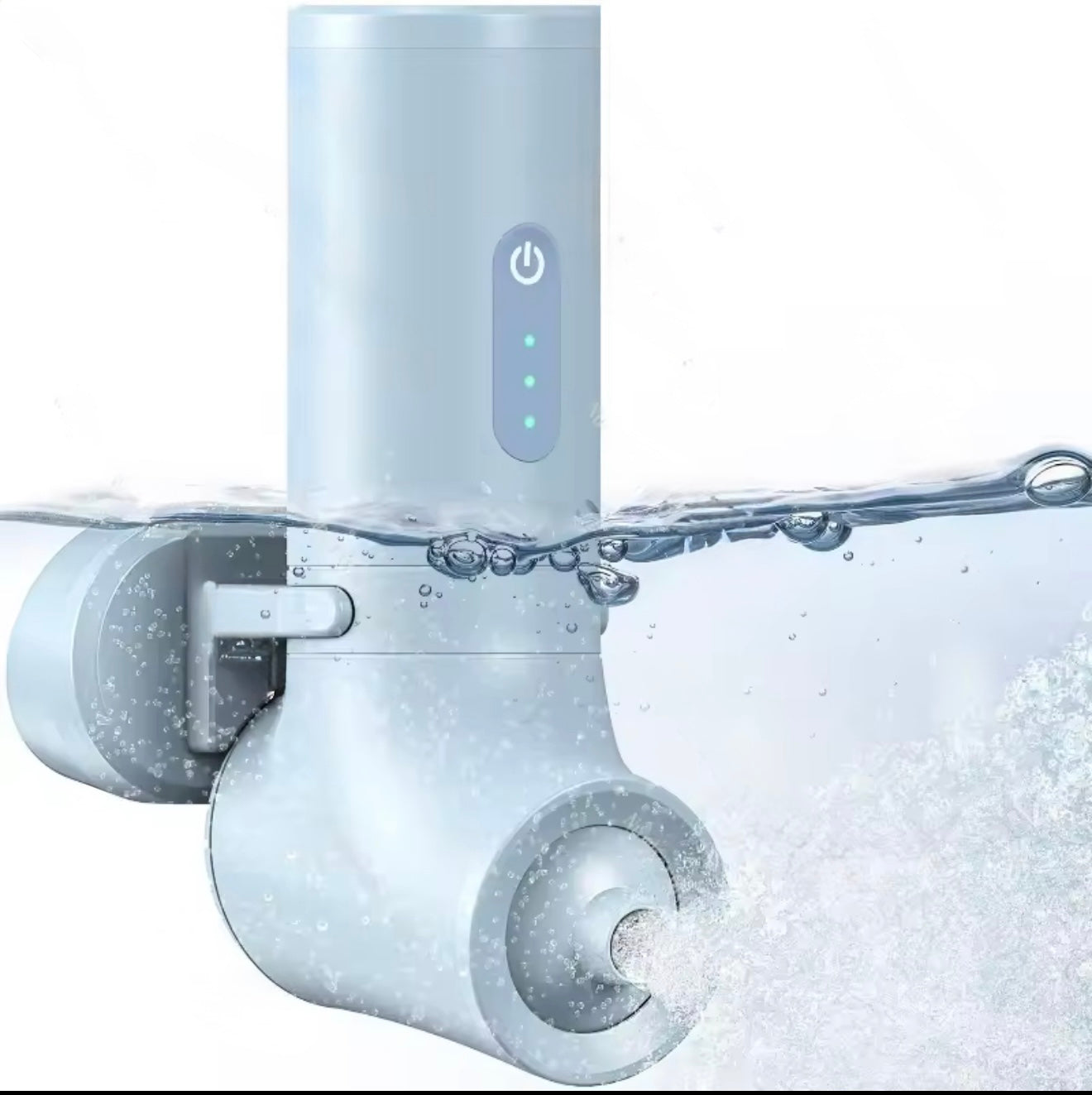 Machine à Mousse Spa Automatique pour Baignoire Générateur de Bulles Rechargeable IP67