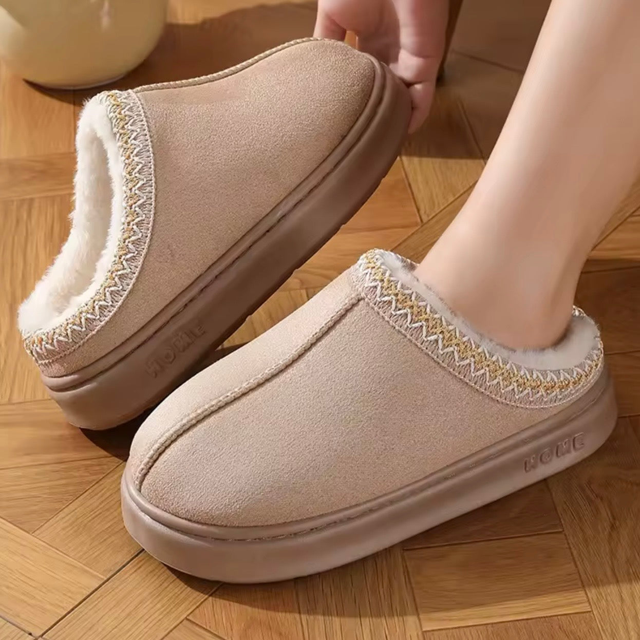 Pantoufles Cocooning Douceur d’Hiver